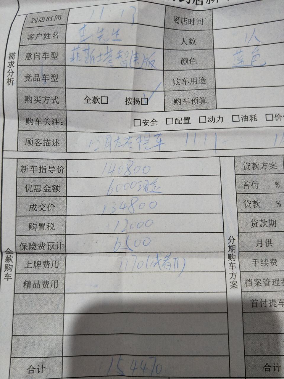la festa 菲斯塔-成都，菲斯塔智速版，这个价格，合理吗？