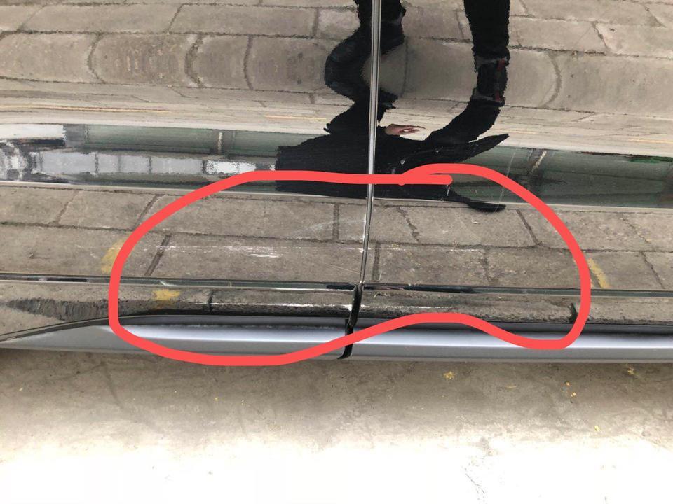 冠道-新车被刮到了，要去喷漆吗还是抛光好