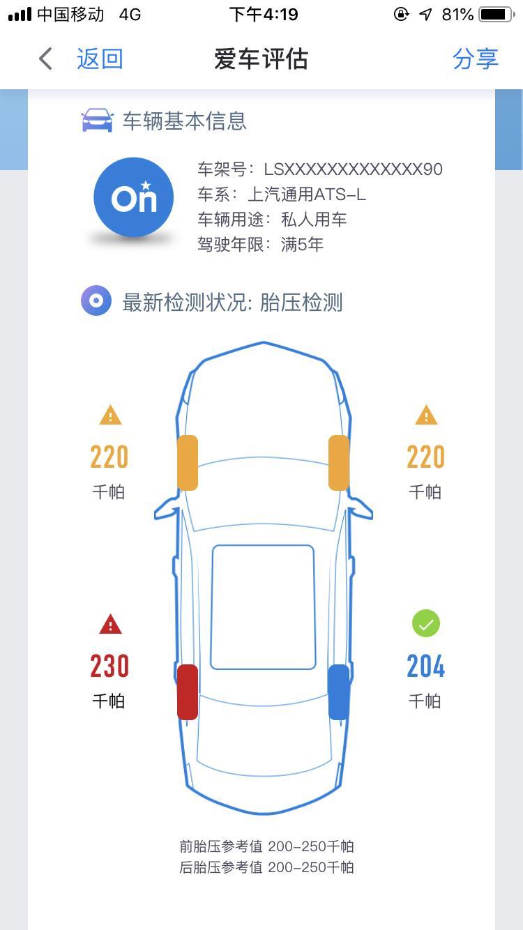 凯迪拉克ats-l-这个情况是不是说明要补充胎气了啊