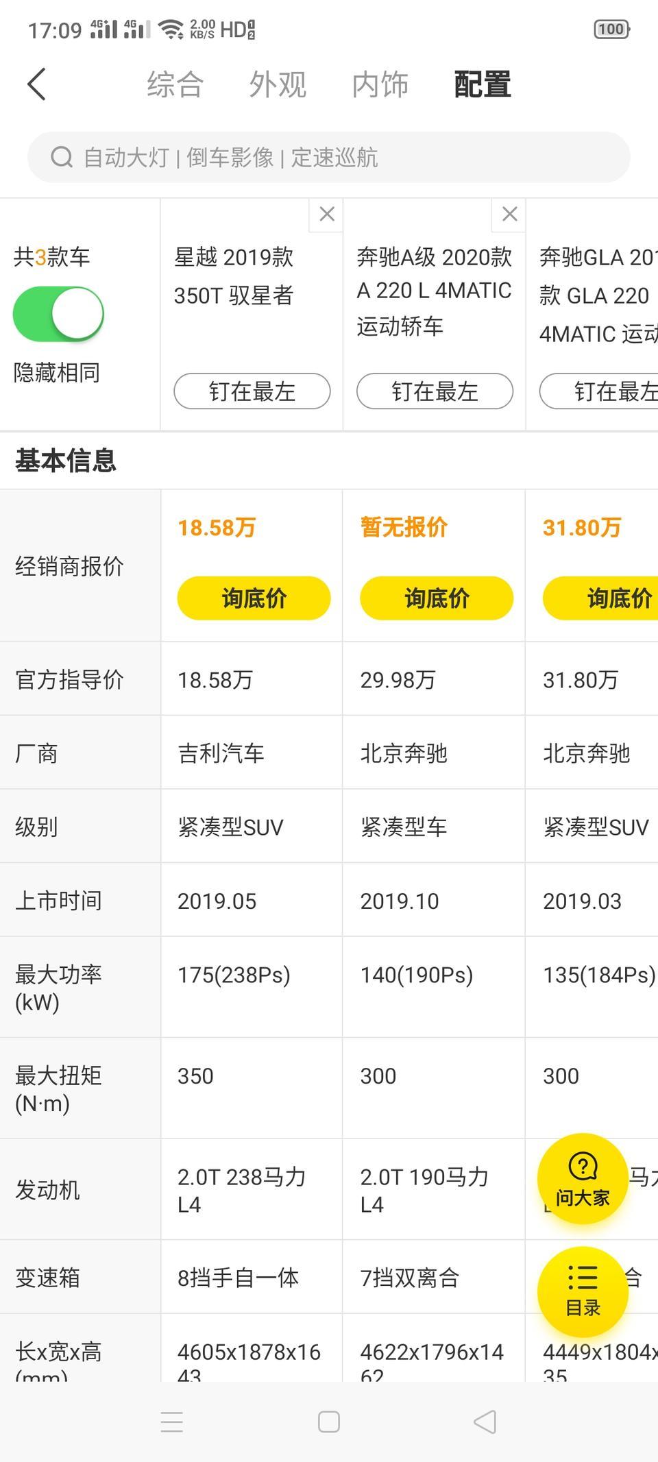 星越-同样的性能为啥国产现在价格差距这么大