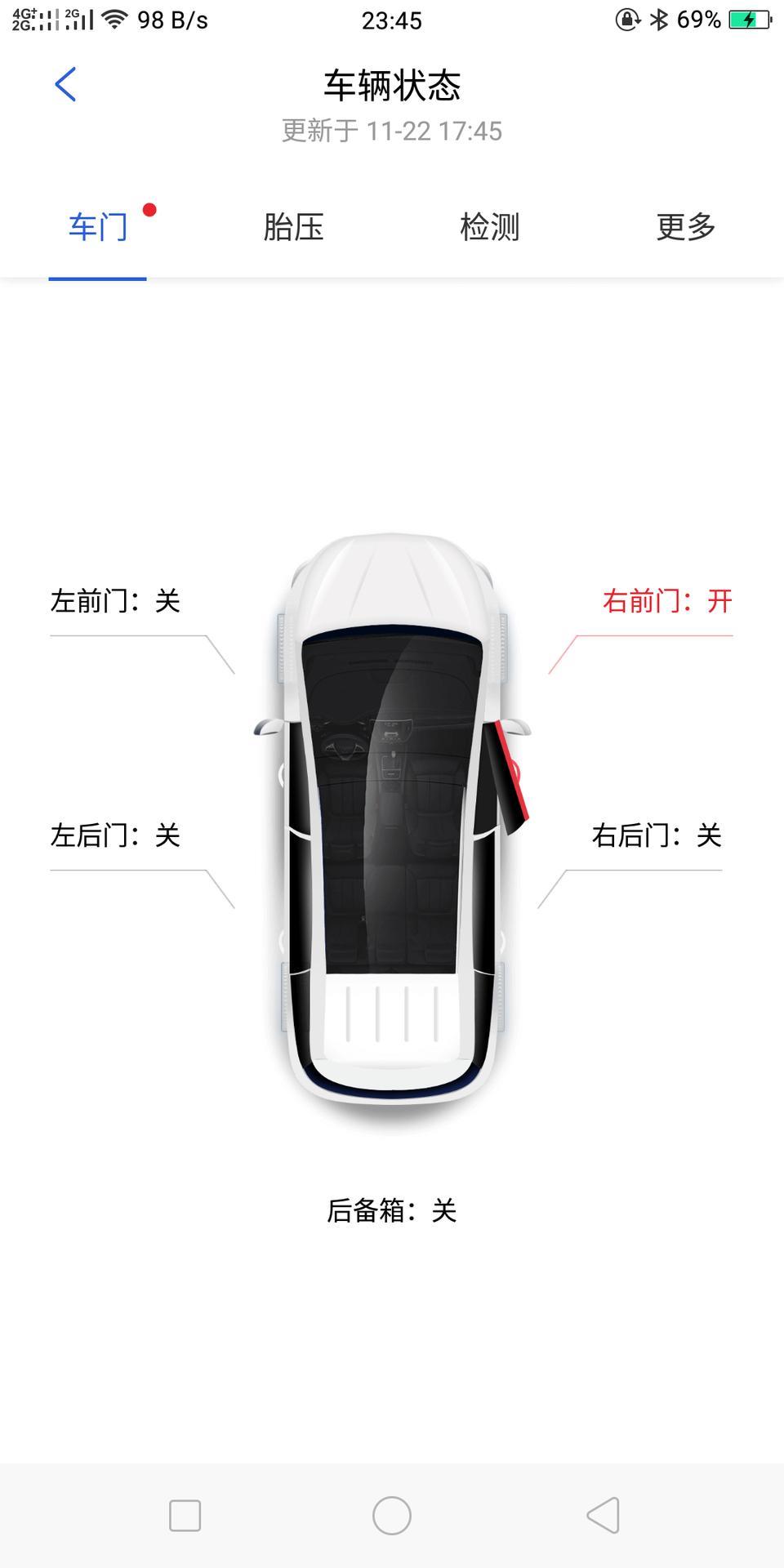 宋pro-我想问问各位，我的车门明明关了，为什么云服务上面还一直显示车门没关，我也去车子那里看了，关好了的，求解！！！