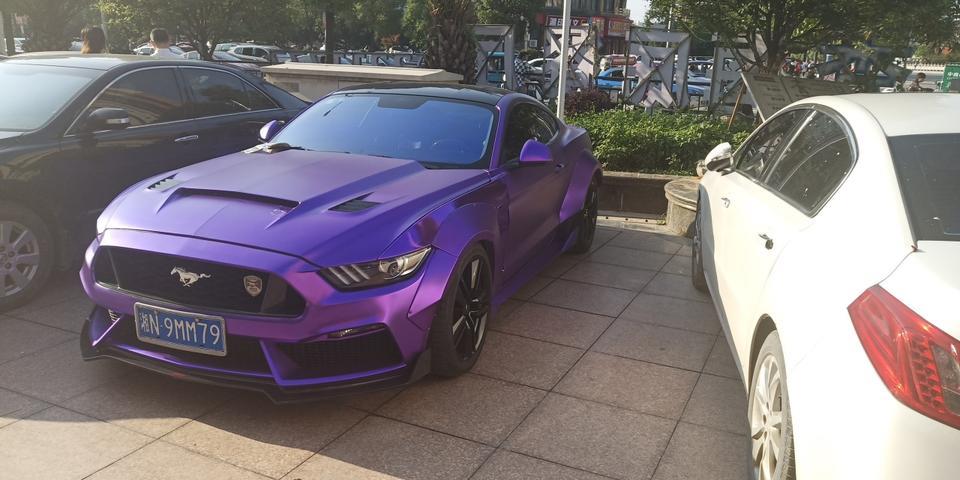 mustang-大家看看这是什么车紫色的