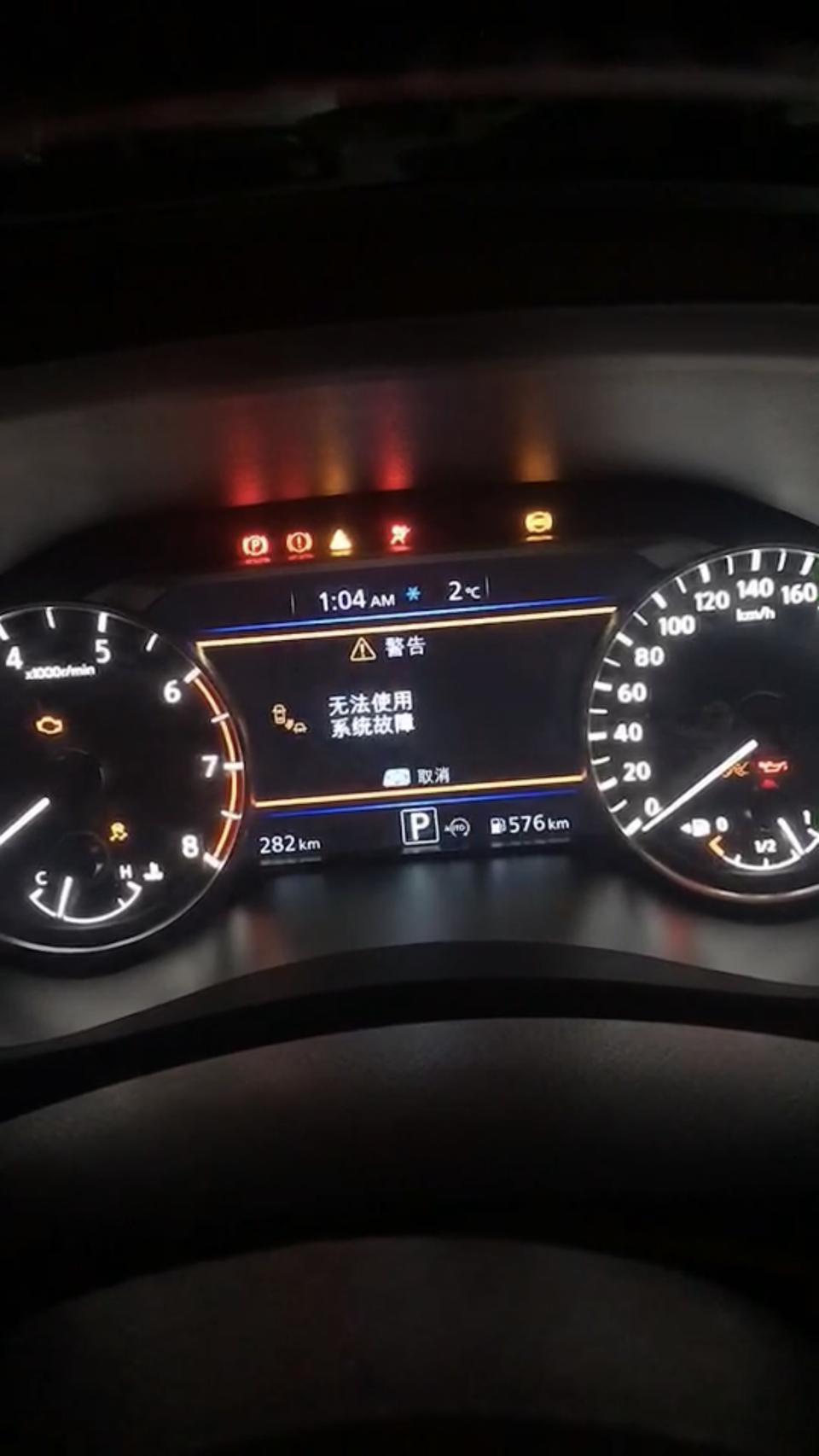 天籁-库存七个月的车 上道三天280公里 熄火后开了十分钟车灯就打不着火了  显示各种故障报警 怎么回事 只是电瓶亏电吗