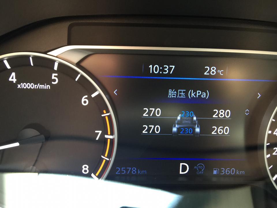 天籁-请问这样胎压准确吗？