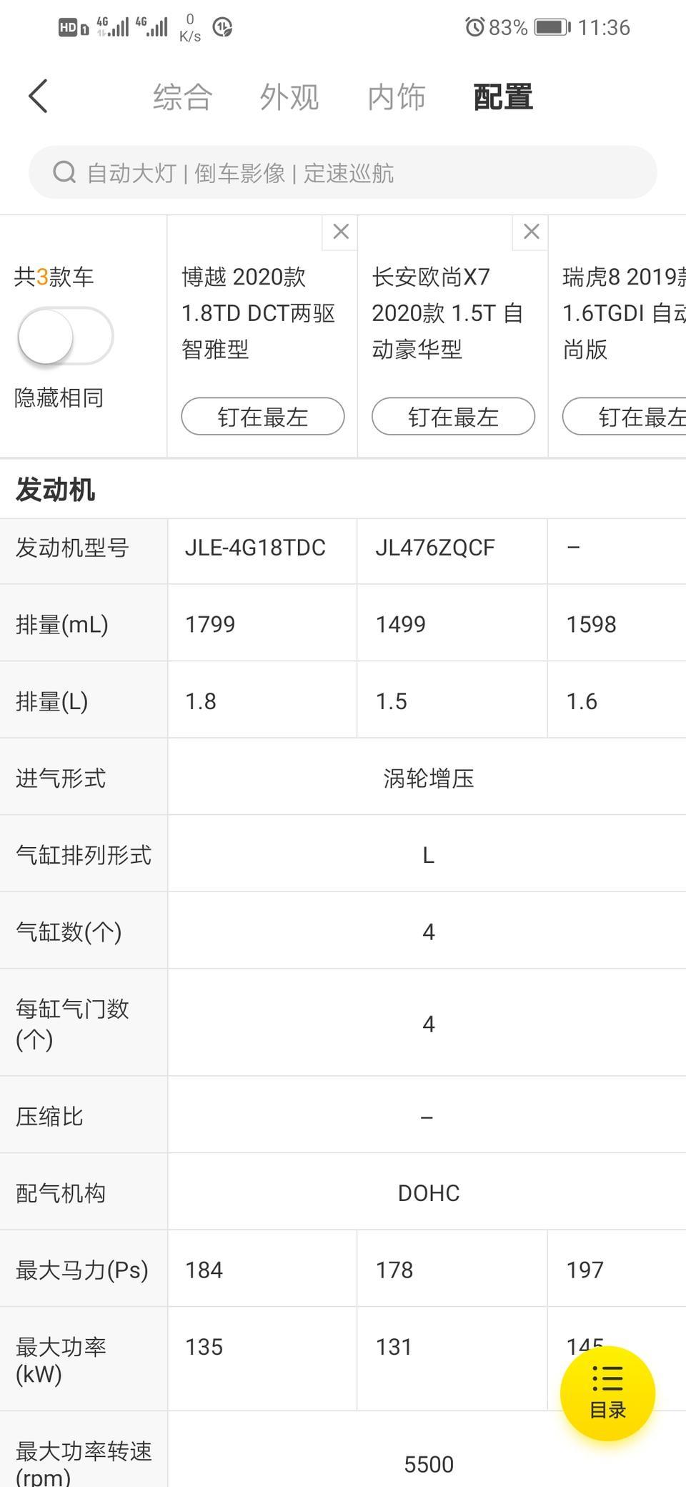 瑞虎8-请教一下懂车的朋友，这三款车基于变速箱发动机而言那款好一点呢？谢谢了