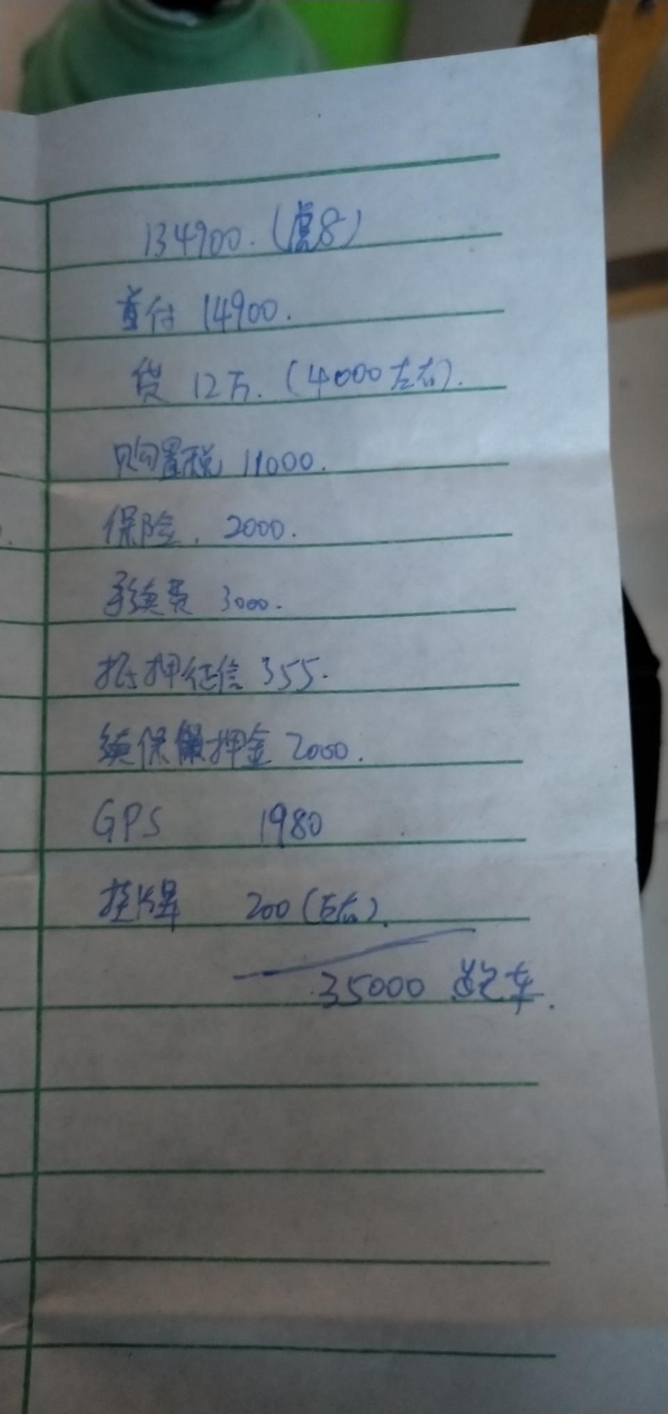 瑞虎8-大哥们，这是四儿子店给我算的零首付，（19款1.6自豪）能接受吗？最终裸车价应该能谈到5000优惠吧(希望可以优惠这么多)。保险补贴5000。大伙给我参考一下呗，感谢感谢