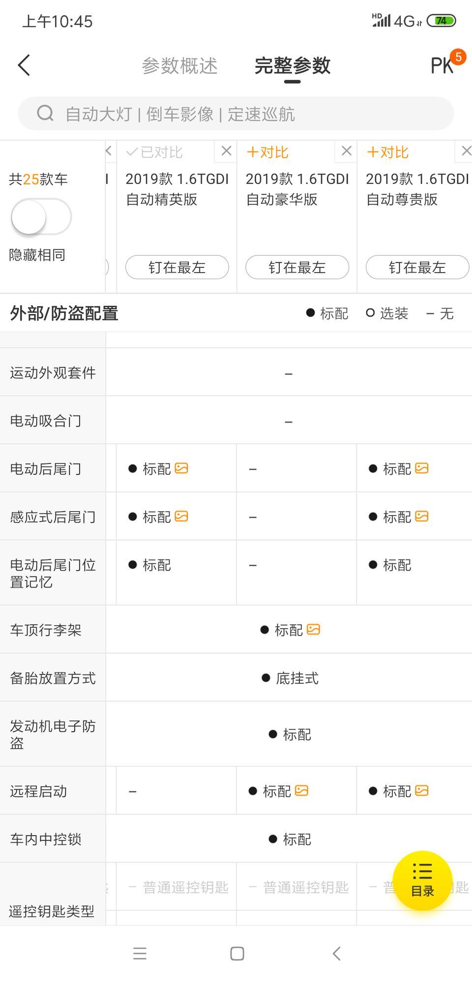 瑞虎8-我就不明白为什么奇瑞为啥要省这一个电尾门？？？12+万的精英版有。13+万的自豪就没有？what？这种营销方案还真是别出心裁了！人家高一配都是在原有基础上加配，或者替换更高级的！奇瑞就厉害了……减掉……从别的地方加