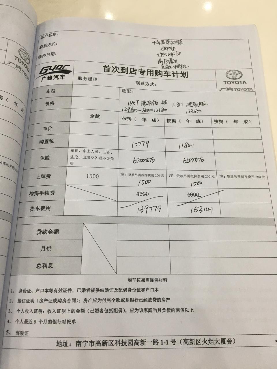 2019雷凌豪华版，13.93万落地送倒车雷达，行车记录仪，脚垫，贴膜，贵了吗？麻烦老司机解说！谢谢了
