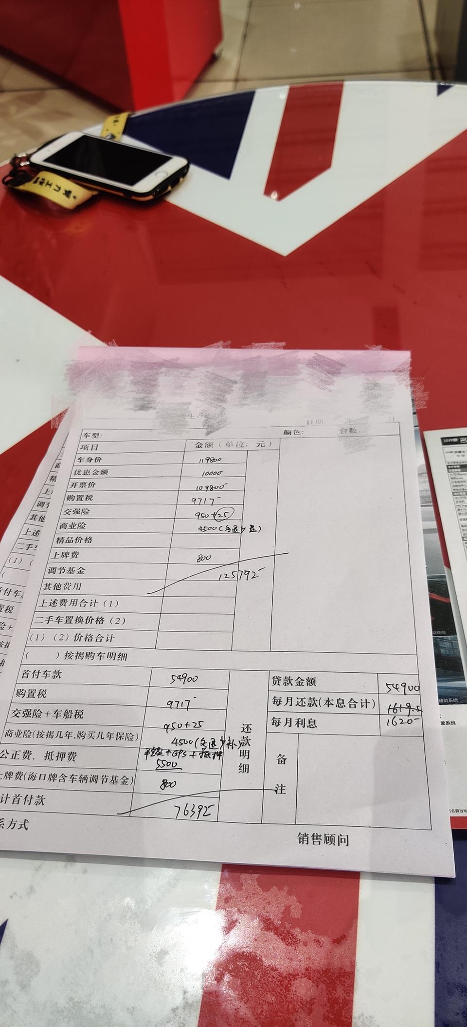 名爵6-自动运动版 落地12万5.感觉是不是被坑了，贷款的话有个低息2厘多10万3年6200利息，算贵吗，车友么，急求回，准备过年用