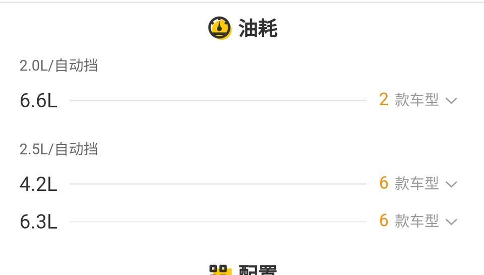 雷克萨斯es-2.0的比2.5的油耗还高？