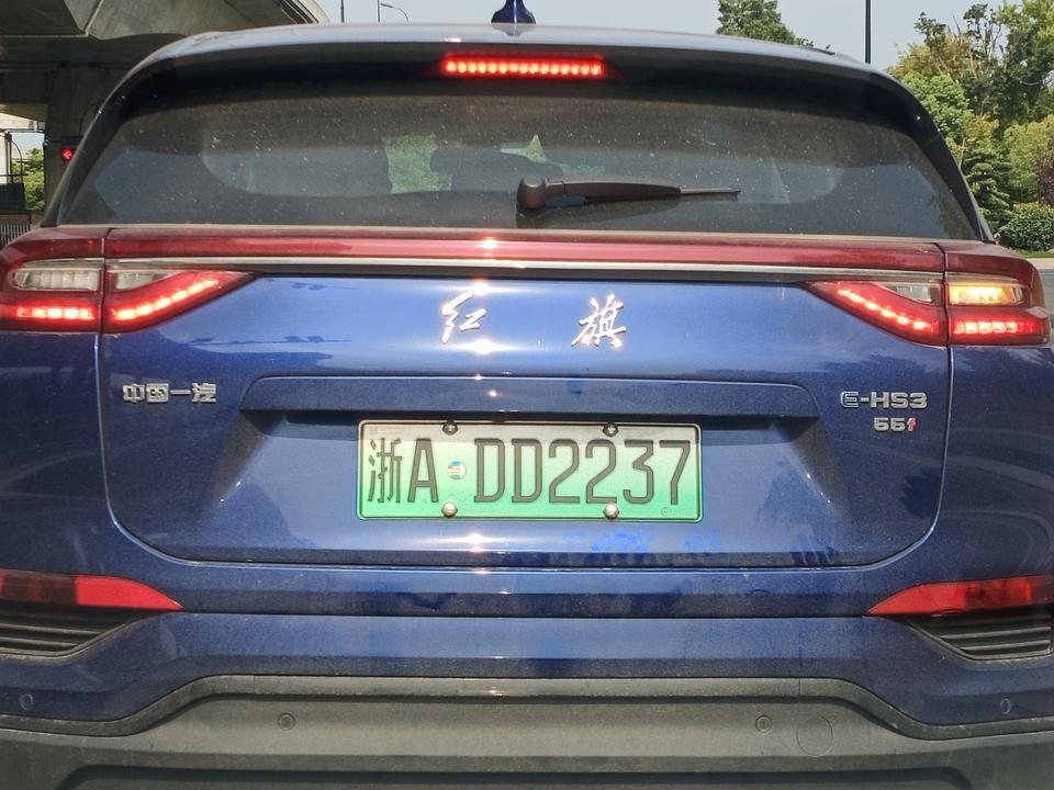 红旗hs5-不是没上是吗？路上怎么有了