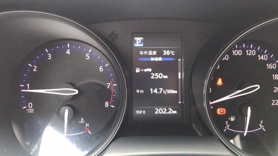 丰田c-hr-各位大神，新车这油耗，14.7L，真的正常么？