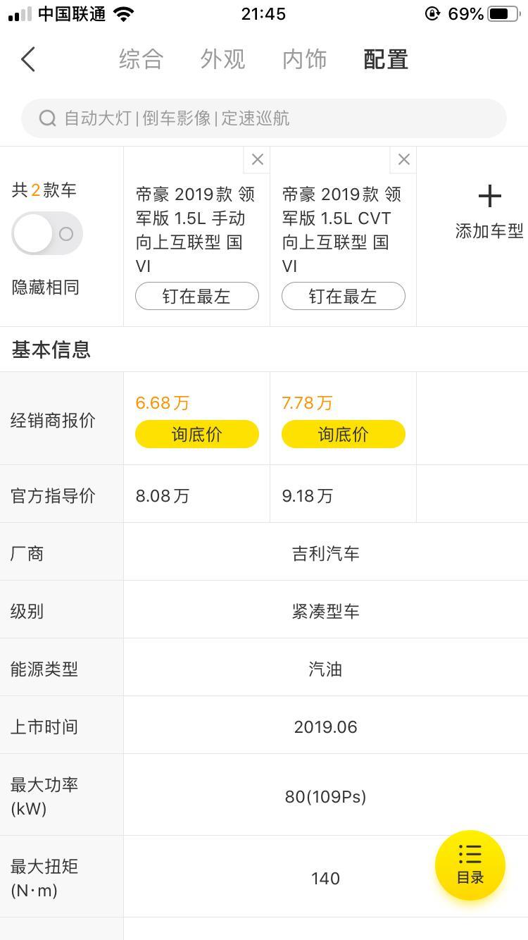 准备入手19款帝豪自动向上互联版，分期50%左右。不知道啥价位怕被坑………