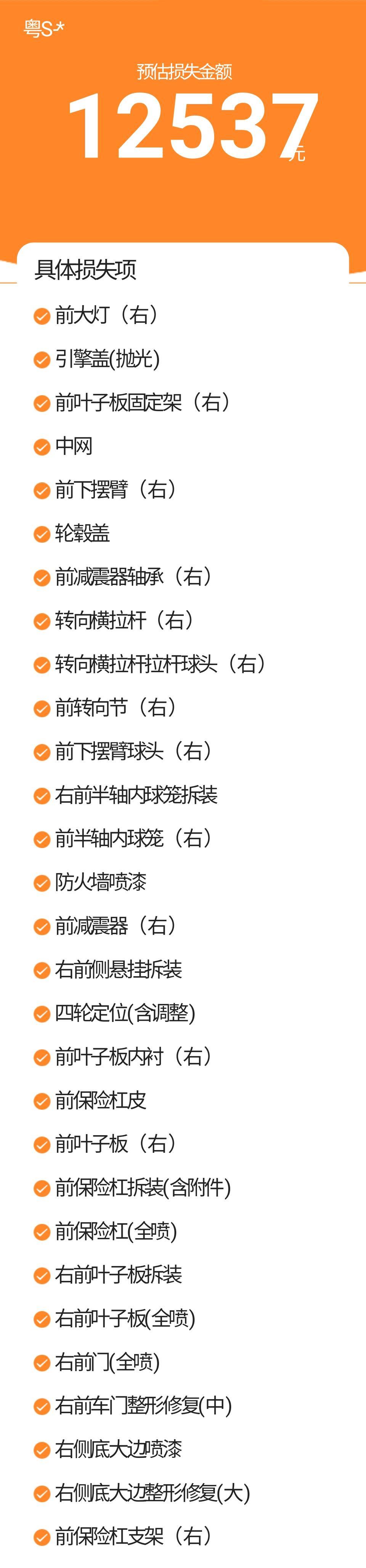 凌渡-写样撞一下就去了1.2万，请问严重吗？