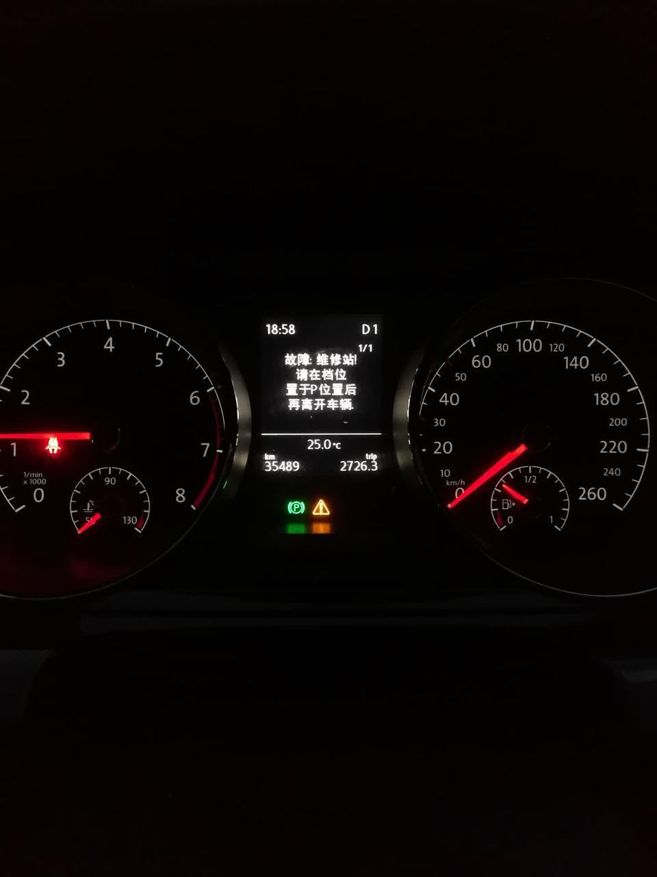 凌渡-有谁遇见过下图这样的问题吗？也还可以正常行驶。