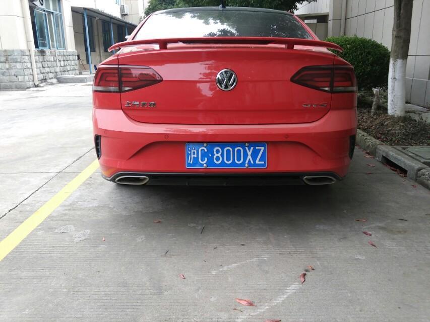 凌渡-安装个尾翼你们猜多少米
