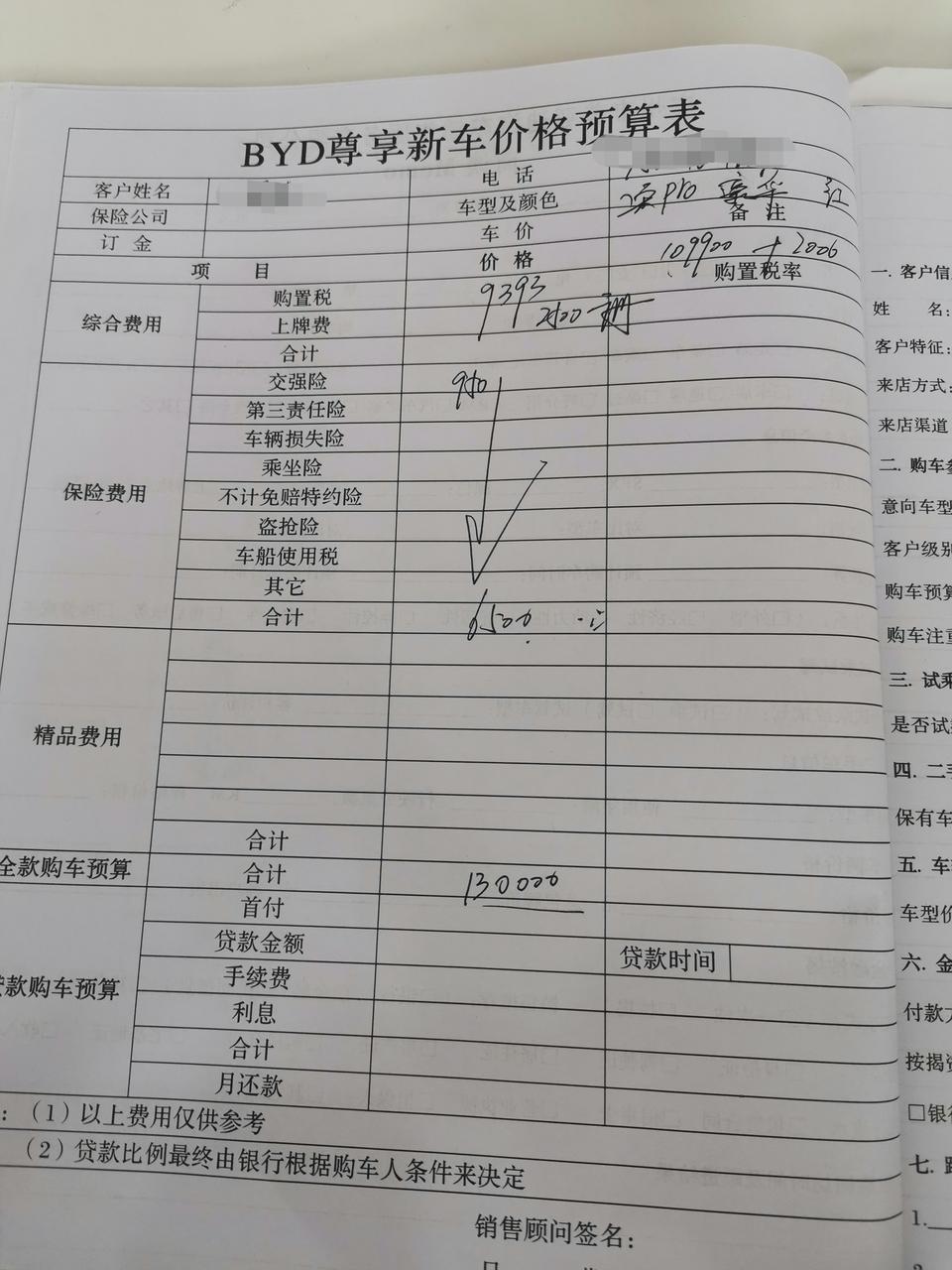 宋pro的车友们，快帮我参考下这个价格是不是过高了？哪些不需要或者哪些可以降一下，怎么跟销售压下价格？感激！