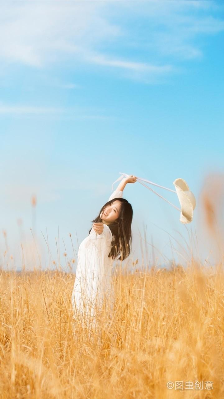 人物远景照片女图片