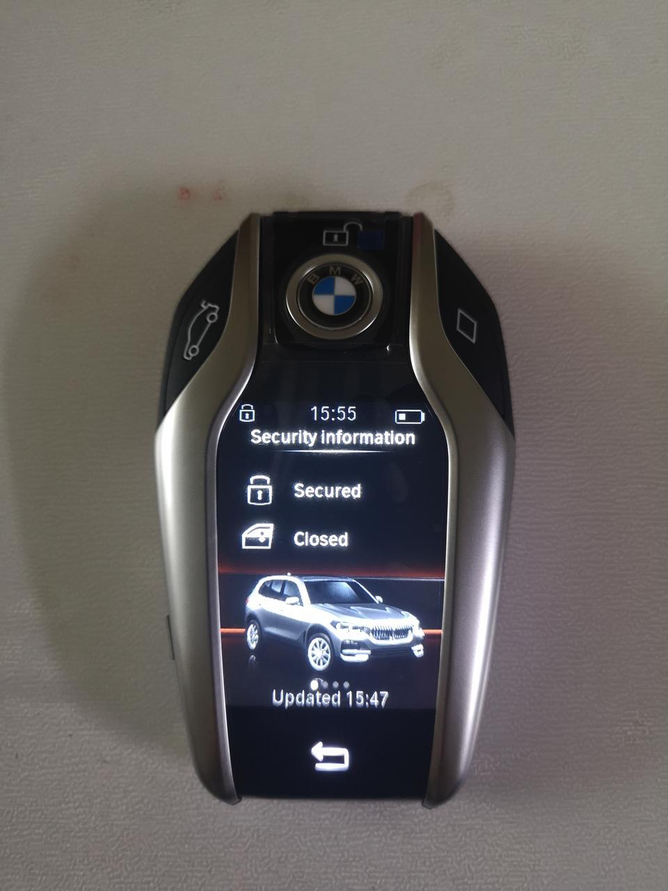 宝马x5-中规版x5液晶钥匙是英文的吗？