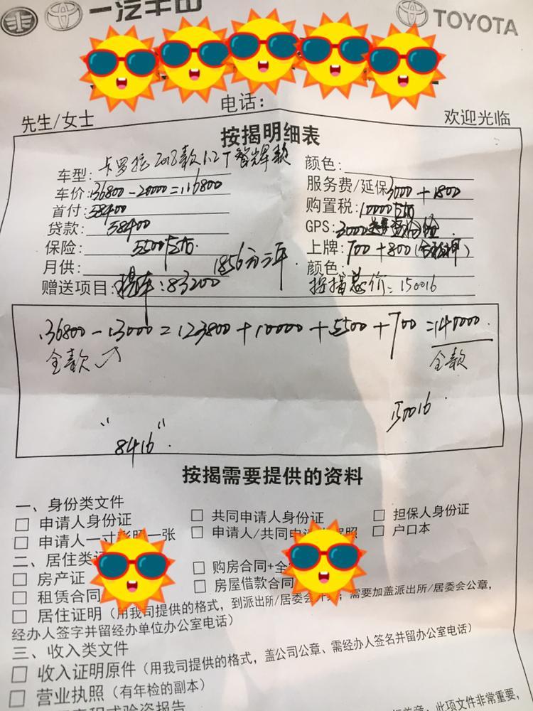 卡罗拉1.2智辉版19年买车的的车主有吗？你们的按揭价格多少？我问的这个店销售给的报价感觉很高啊！