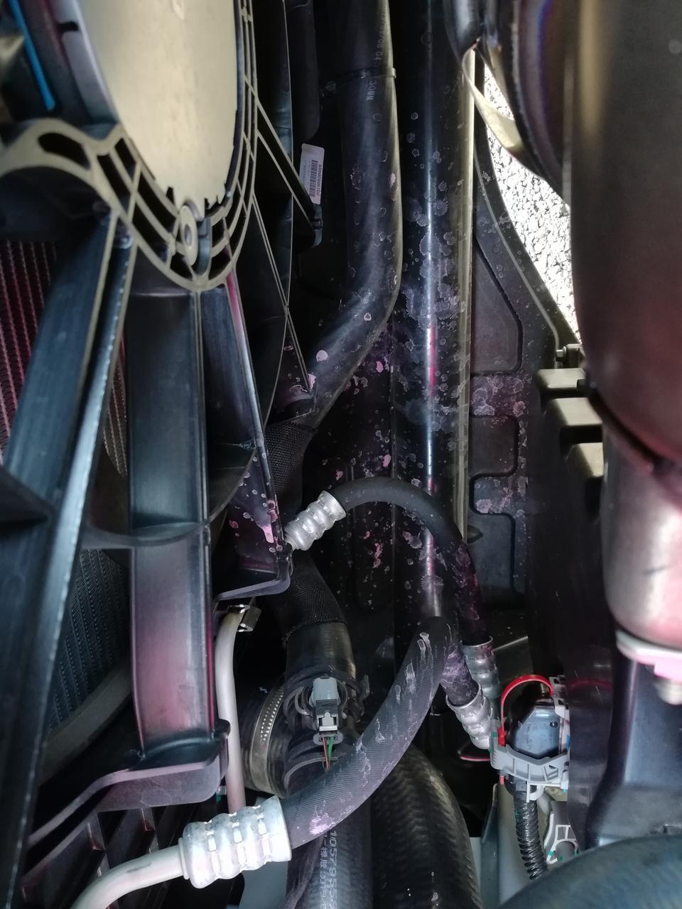 荣威rx5 max-各位RX5 MAⅩ车友，提车一个月，发现防冻液渗漏，你们有没有发现这种情况？