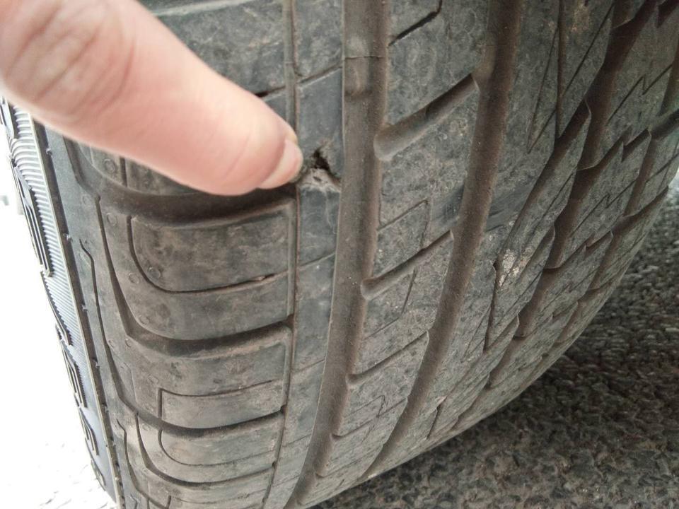 长安cs55-这样的轮胎还可以继续使用嘛
