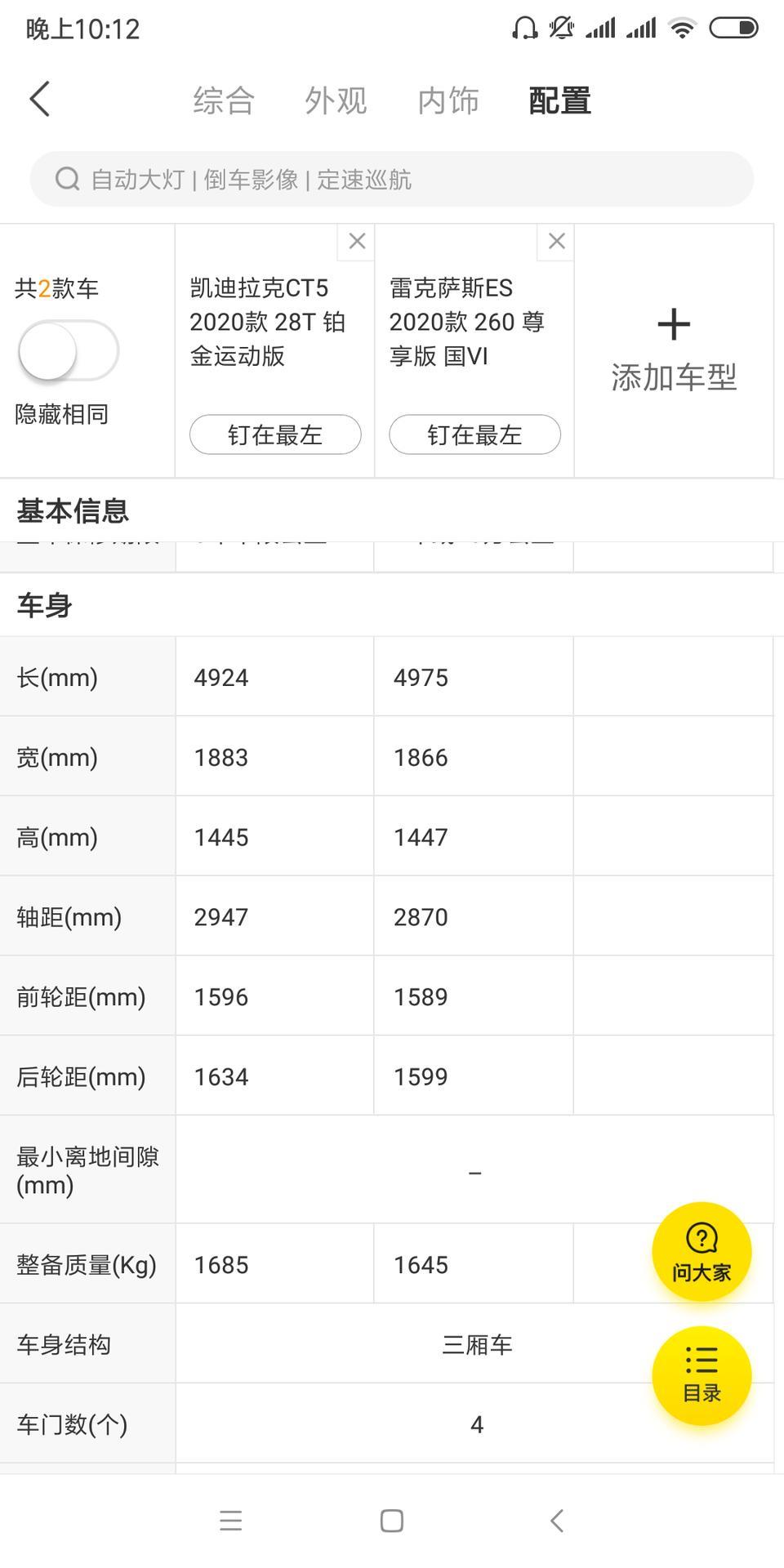 凯迪拉克ct5-ES仅仅比CT5长了那么一丢丢，别的都比不上，它怎么就成了 中大型车 了呢？君越5米多还自称B+呢?