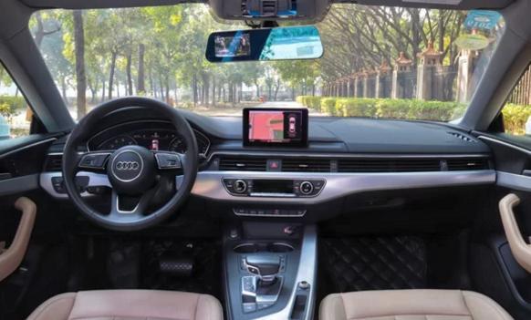 奥迪a5-价格：裸车37.80万 落地价：44.78万
#外观漂亮 外观是很运动的感觉，流线型的车身，大气漂亮，感觉适合我这个不算年轻人的年轻人
内饰方面总体来说还是很好看的，并且做工真的不错，很细腻，中控台造型非常好看，功能清晰，分区明确，仪表盘的设计也非常有科技感
操作：电动助力转向，是的方向盘用起来比较轻，指向比较精确，
动力：动力非常强劲，再挂上S挡的情况下，发动机发出跑车的轰鸣声，在起步的时候提速非常快高速阶段再加速能力也是非常出色的
缺点;我一米八三开车的时候还好，坐在后面感觉头部空间小，配置