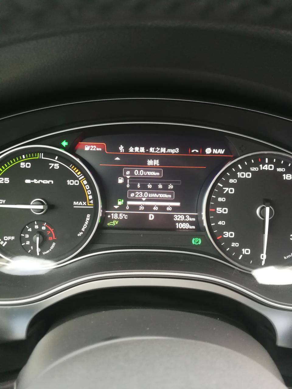 奥迪a6l-11-12提车,行程1100公里，其中纯电约200公里，平均油耗8升，综合不会算，开起来特别容易上手，方向盘特别轻快，但指向精准，动力说不上强大，但总是足够给力，全景影像再清晰点就好了，昨天倒车看不准位置，蹭了一下，心疼死了.临牌中，等上了绿牌，分享精华帖，下面附上些用车照片，分享下
