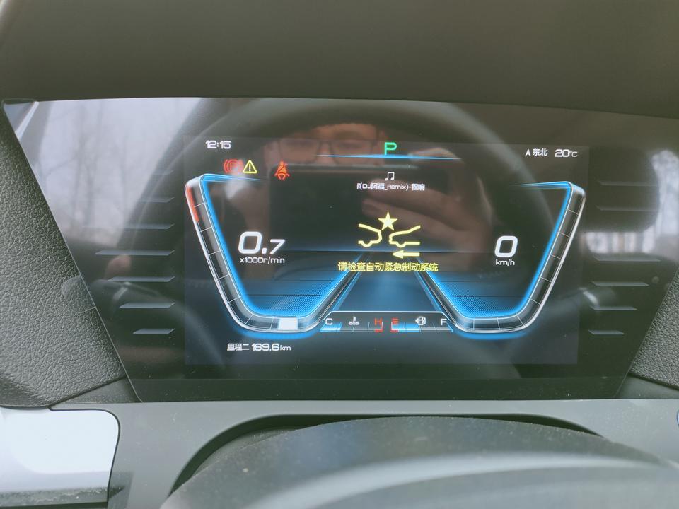 宋pro-请问有知道这是什么情况的吗？一不小心碰了一下车，然后就出现这种情况了