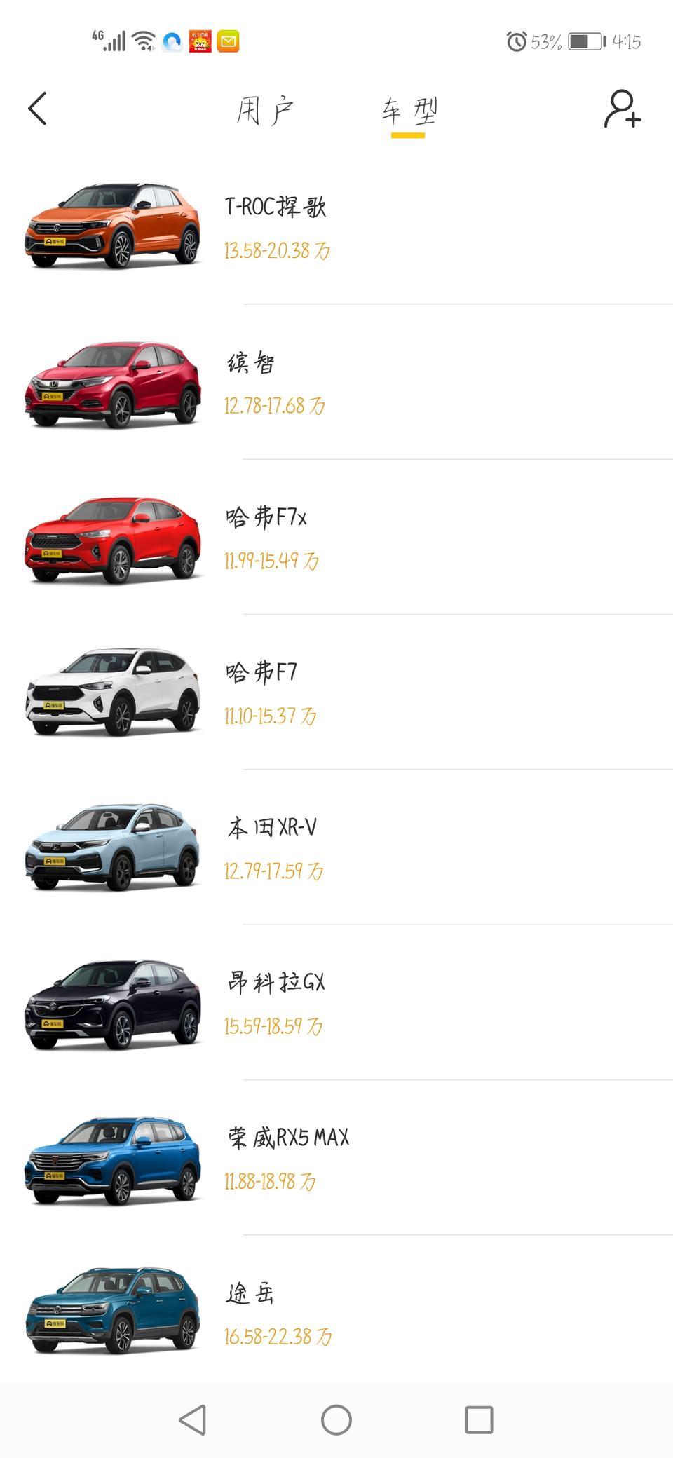 t-roc探歌-反复斟酌，反复研究，预算15～18万，购置SUV，现在看中以下几款，有合资有国产，合资老牌子，国产性价比更高，配置华丽，现在大家帮忙参考一下，以下车型应该怎么选择。给点宝贵意见。
