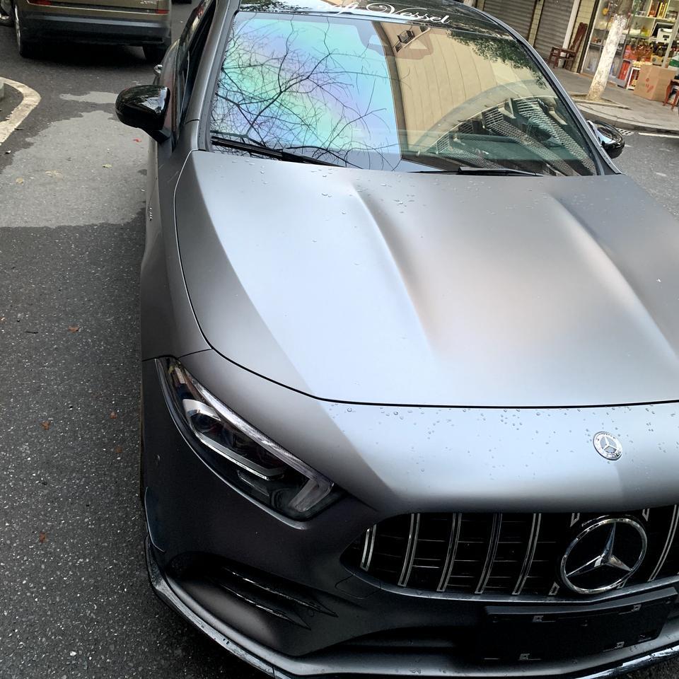 奔驰a级amg-磨砂车漆贴车衣还贴磨砂吗？