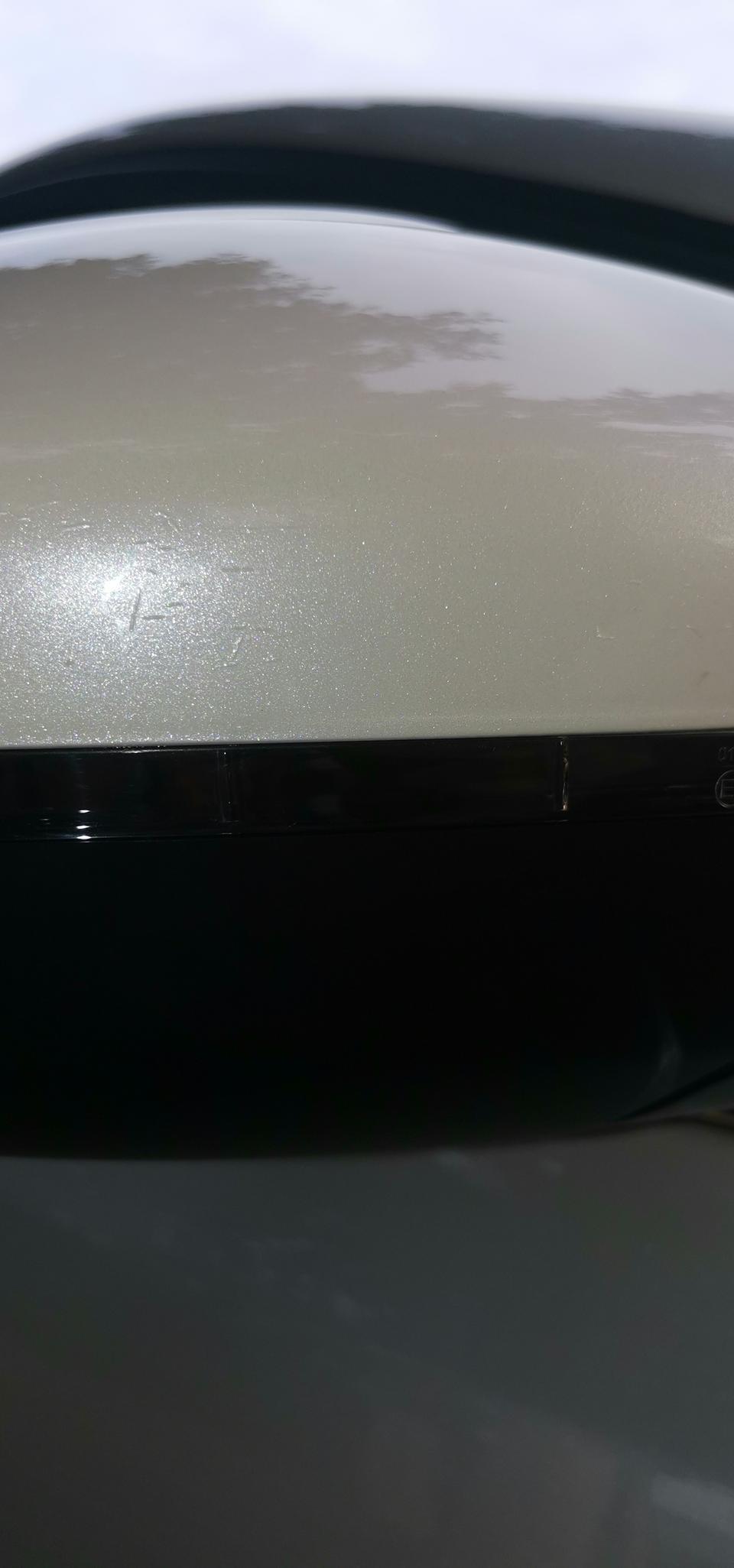 标致308后视镜喷成这样能要求
重喷吗？怕时间长了，夏天温度高，容易起泡，掉漆！