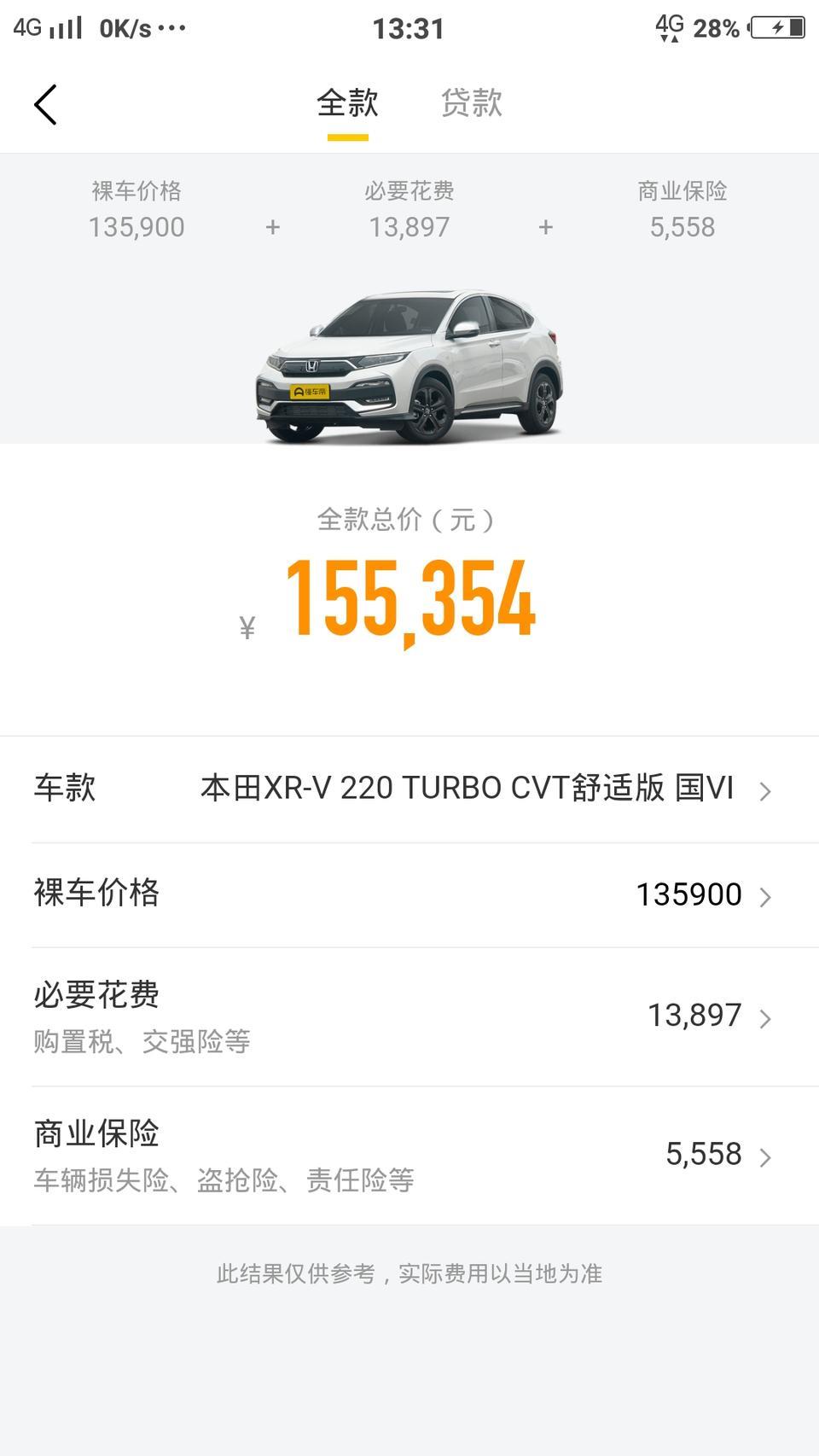 本田xr-v-网上的价格难道是假的吗？难道好要高吗？