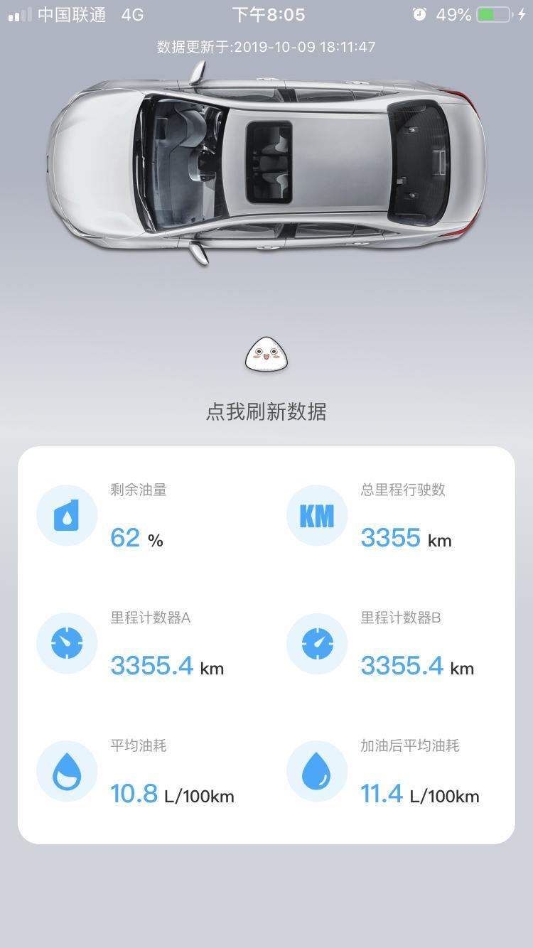 雷凌-2019款185T豪华版，新车2个月这个油耗算不算高？