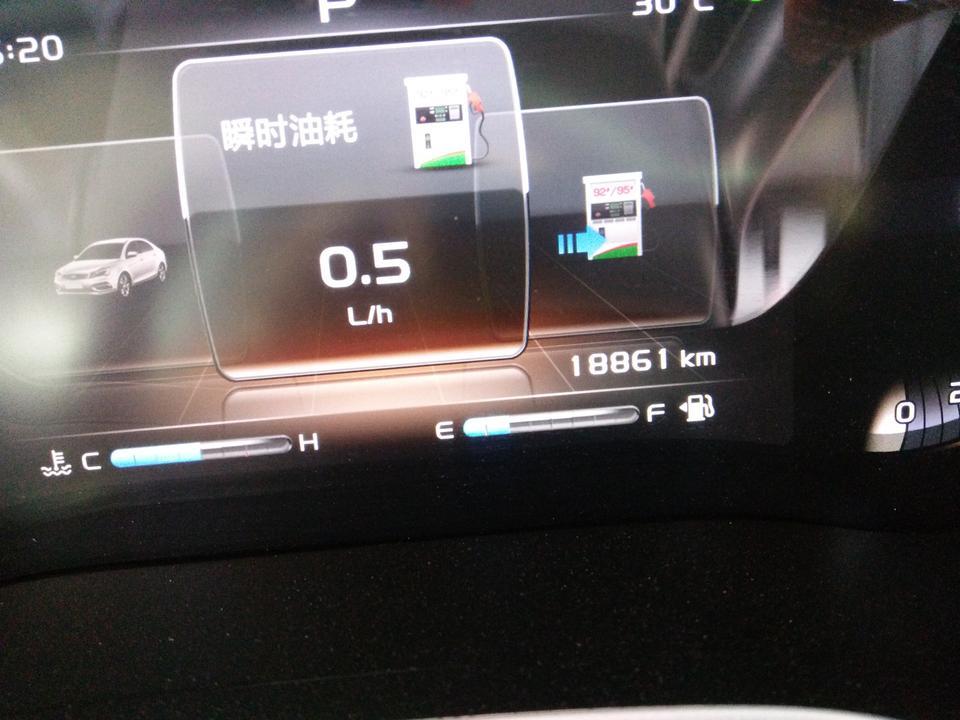 18款帝豪互联向上版，一箱油（41升）能开420公里左右，你的能比我更高不