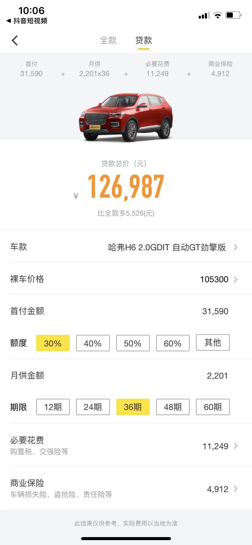 哈弗h6-哈佛h6gt最高配落地多少啊，懂车帝上报价准确吗？