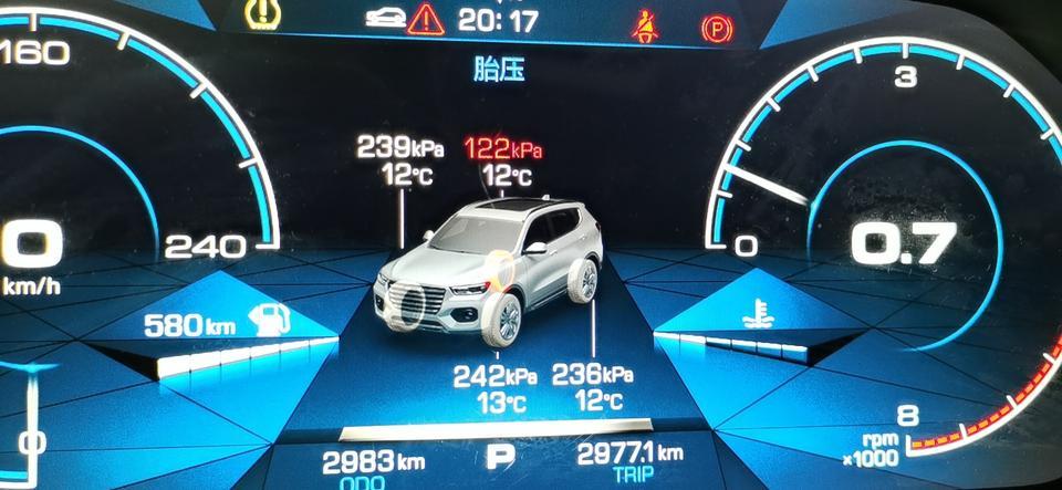 哈弗h6-上周四就这样但是车胎有气没有异常怎么回事就解