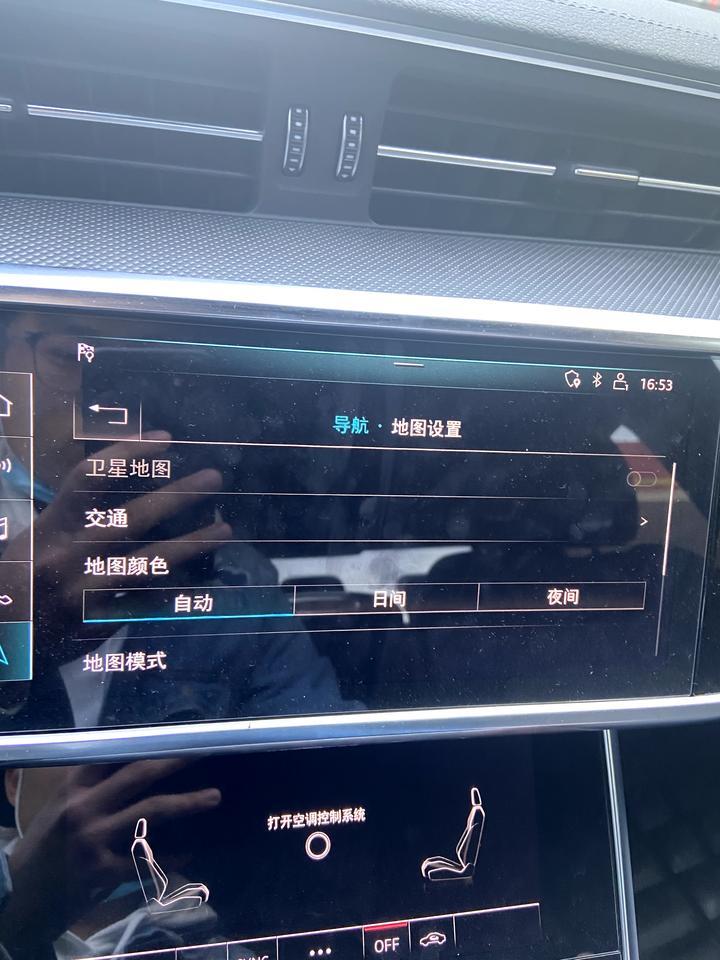 奥迪a6l-哥哥们19的a6l仪表台里的3d地图怎么调呀我怎么调都是2d的