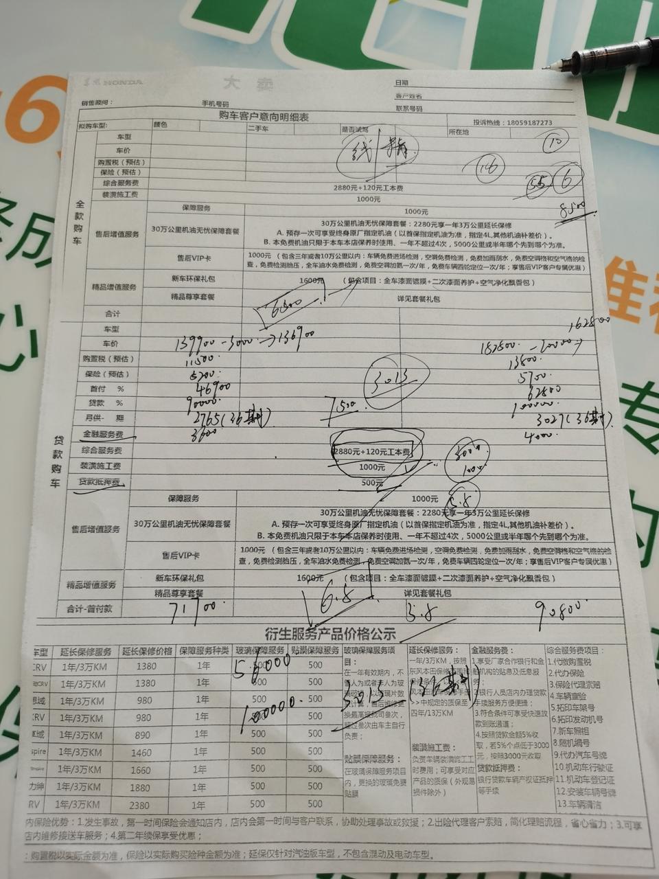 思域-有没有道友跟我说下底价能多少
1.5t劲动版指导价13.99，这边4s店报价16w，协商后15.6w，首付5.6w，贷款10w，三年贷息8500，总落地16.4w，还有没有砍价的空间