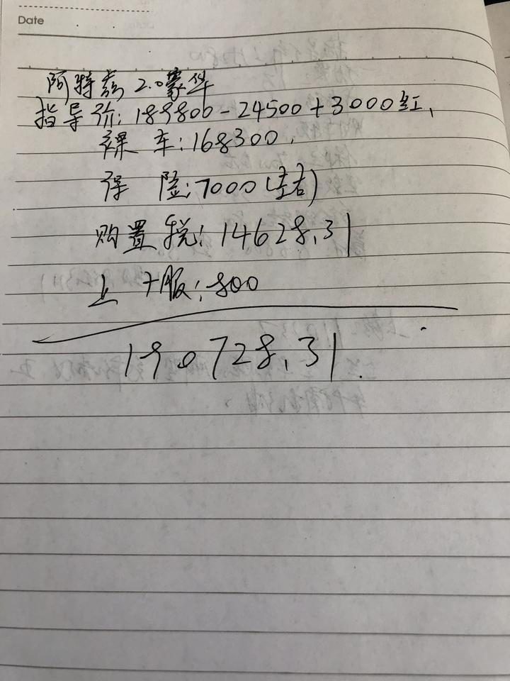 阿特兹-昨天去算的，大家看看价格可以吗
