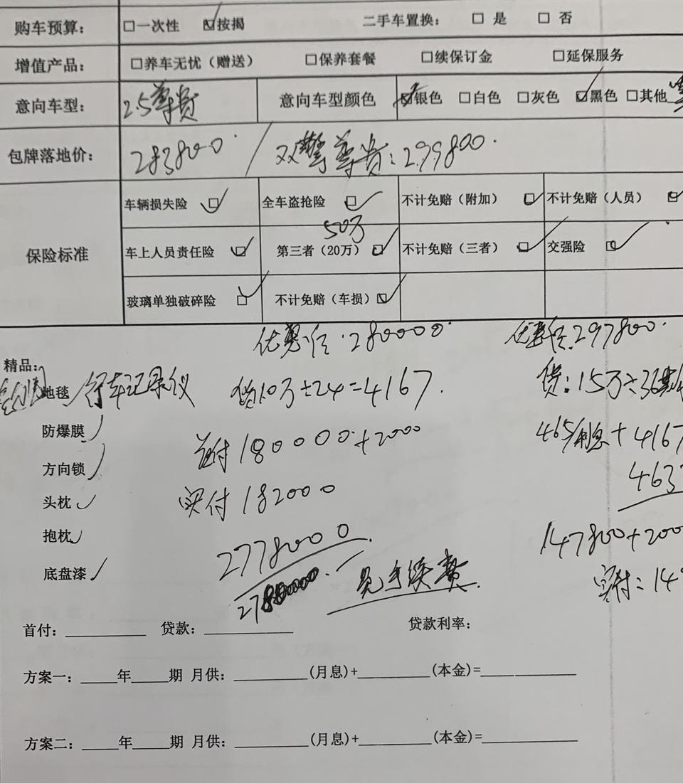 亚洲龙-2.5燃油版，27.8落地价，请问贵。？定车前不发现机油事件的