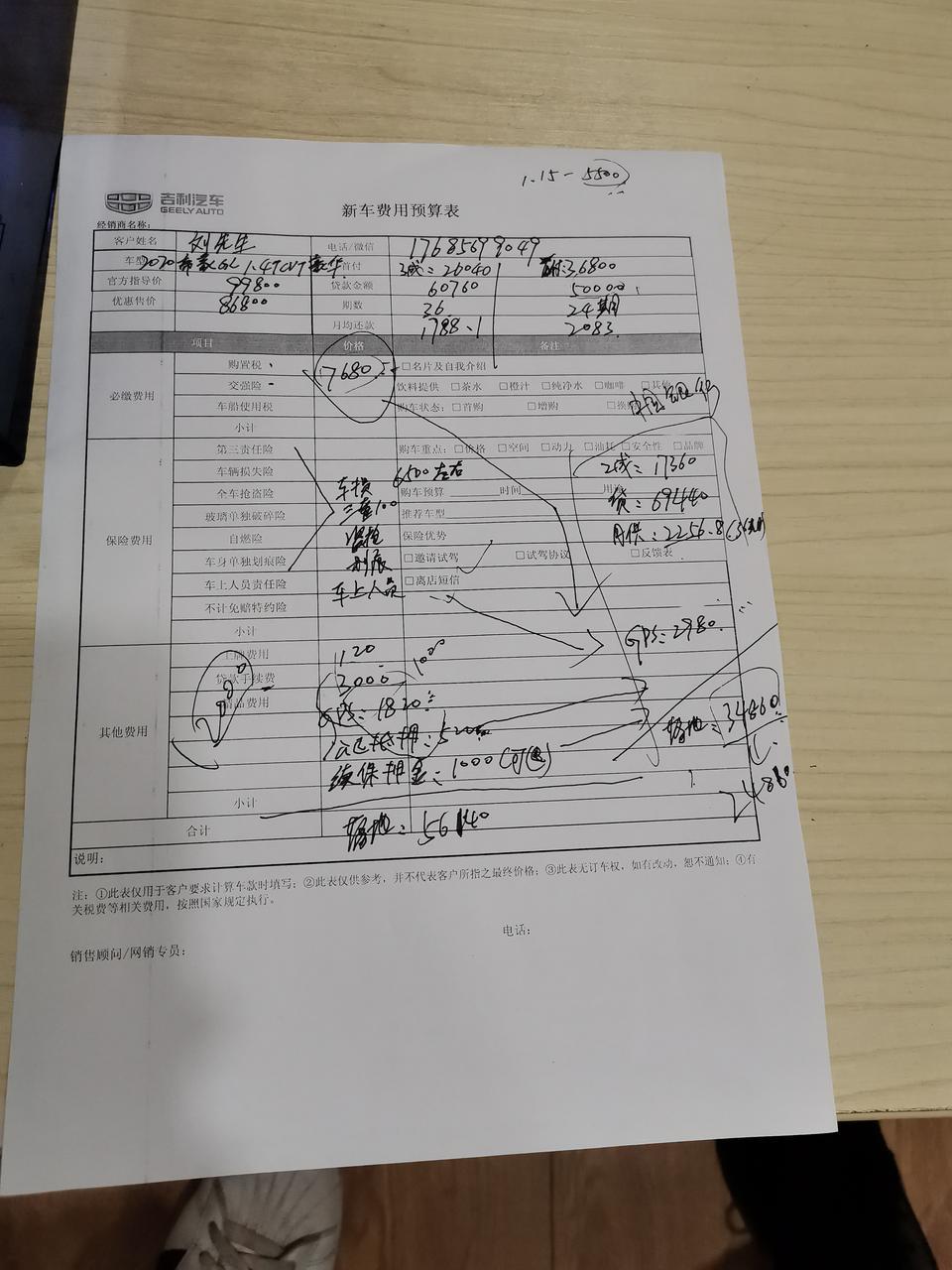 帝豪gl-20款豪华1.4自动的这样算贵么，打算入手