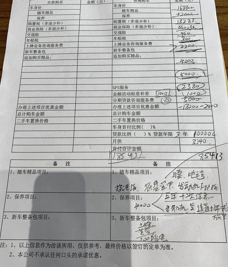 想问下各位大神们，坐标海南海口 逍客豪华版这个落地价是不是太高了，优惠两万后的价格