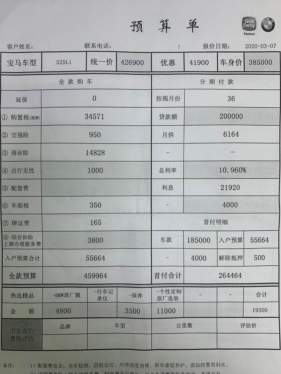 宝马5系-这个价格贵吗，里面包含了1.1万的选配，，裸车价是37500，这个价格能不能买