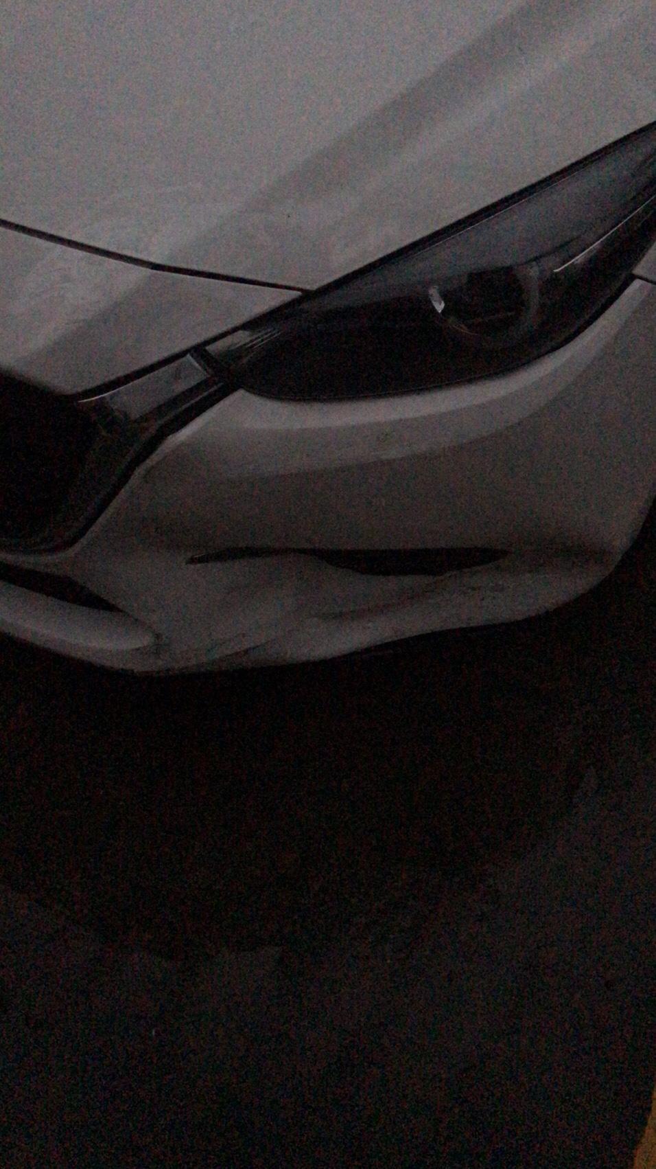 马自达3 昂克赛拉-请问：可以吸岀来吗。撞到红色的雪高筒