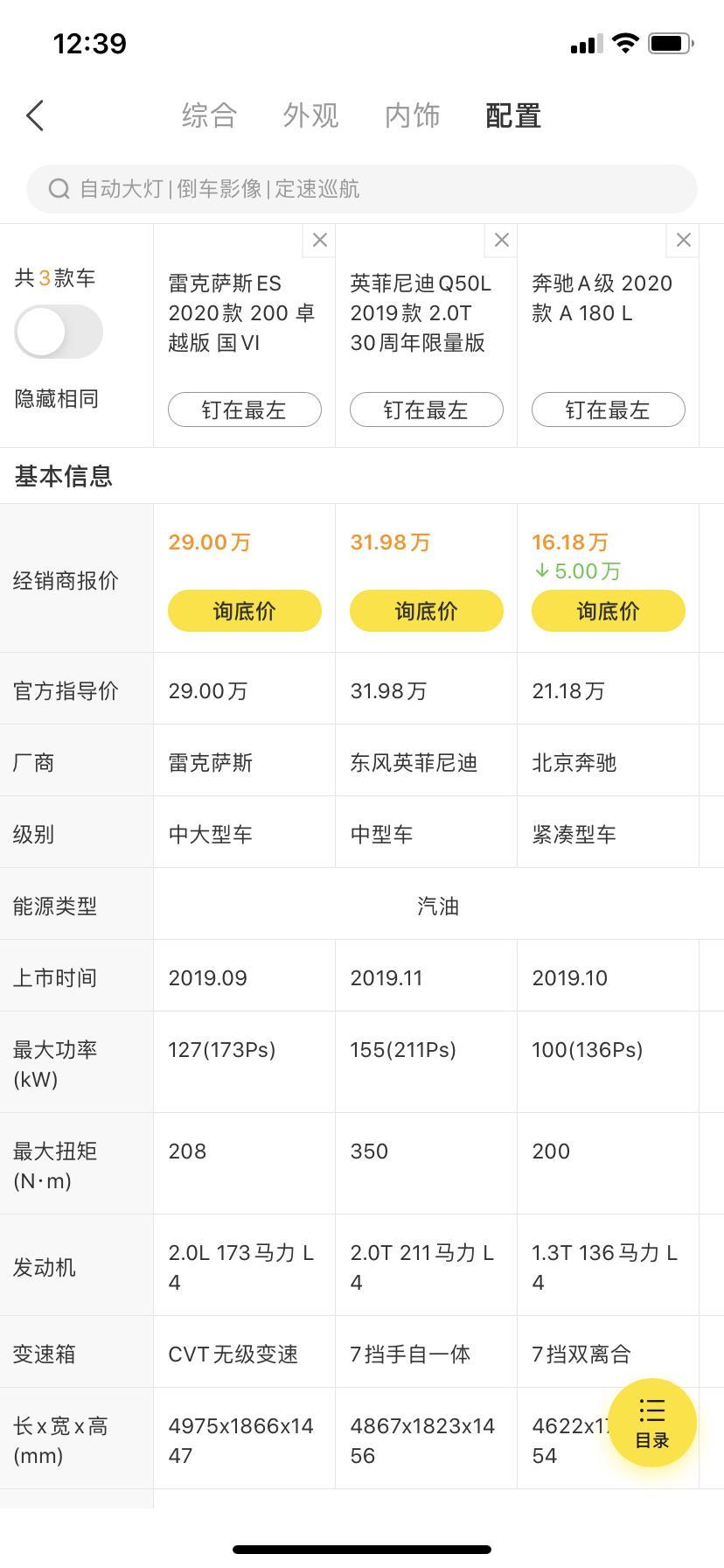雷克萨斯es-女，想买国六的车，在北京上下班开，价位在20-30w的车请问有推荐的吗？
下面三款如何呢？或者有更好的推荐吗？谢谢您