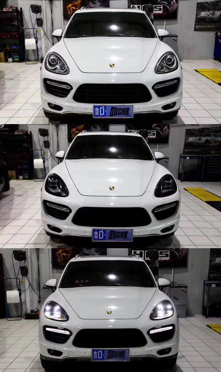 cayenne-卡宴958的LED大灯改新款大灯会有什么效果？