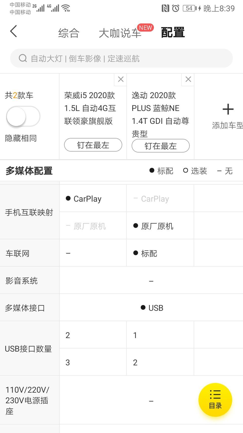 荣威i5-大神们这2个车哪个性价比高些，缸体是铁的好还是铝的好，那个carpaly和原厂原机什么区别，谢谢啦