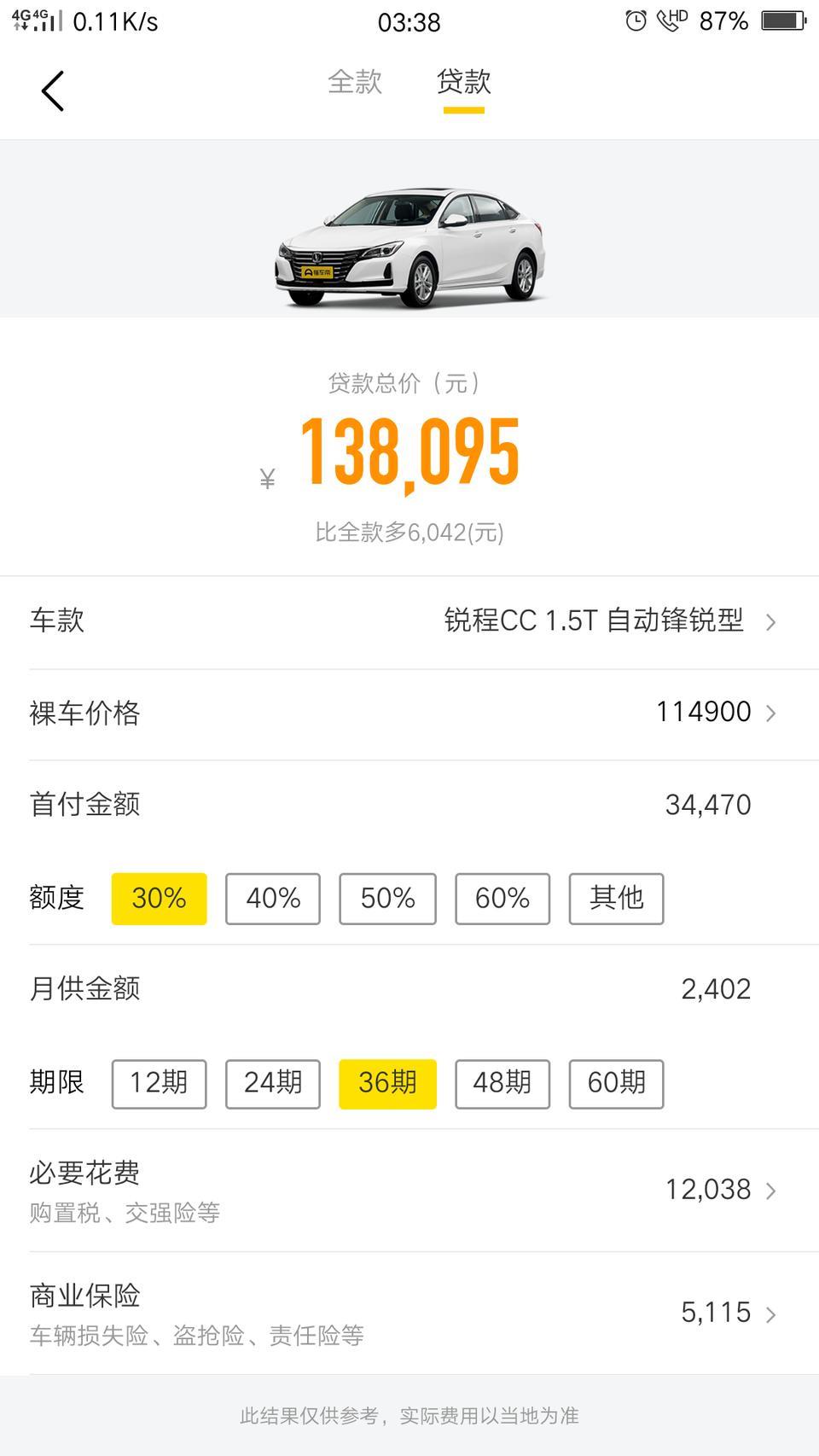 锐程cc-本人想分期一台自动锋锐那款，在广州这边，不知道是不是如疼，大概准备多少m